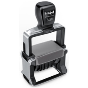 trodat datumstempel Professional 4.0 5460/L, ONTVANGEN, blauw/rood, 54×31 mm