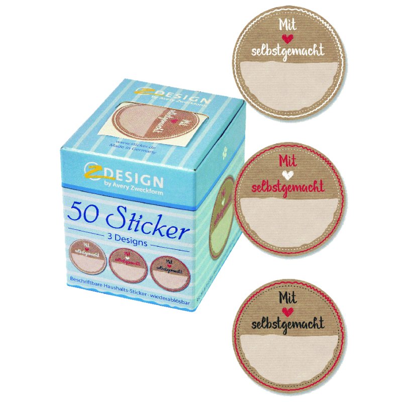 AVERY Zweckform sticker rolls Handmade, reusable, 38 mm, 50 pieces