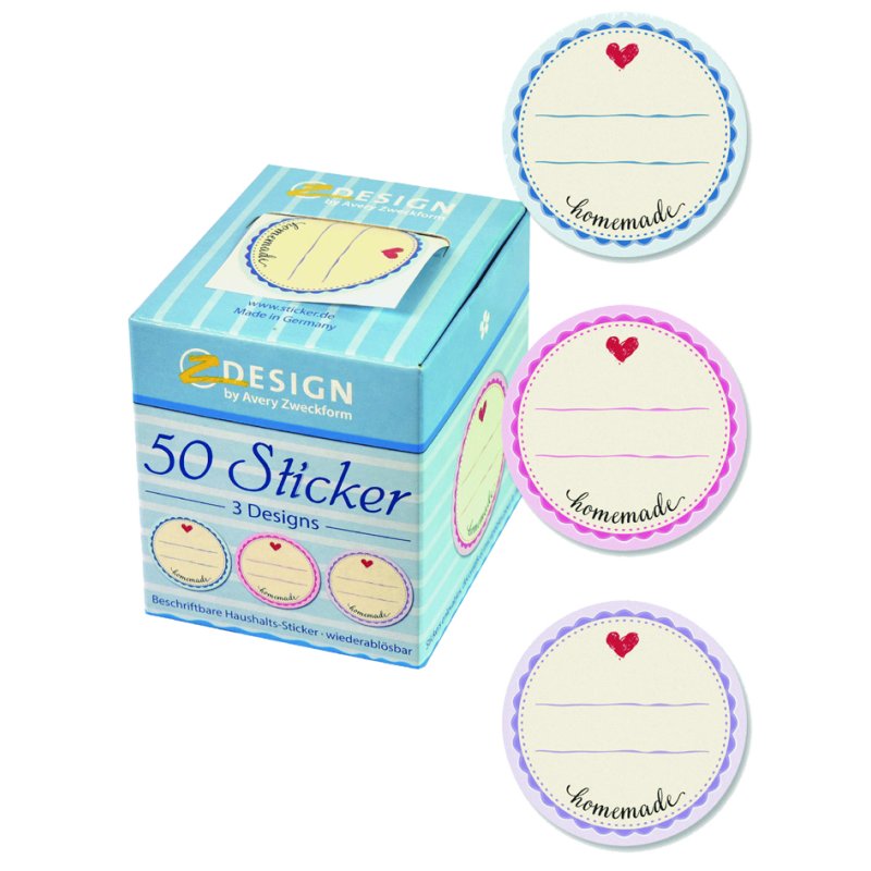 AVERY Zweckform sticker rolls Handmade, reusable, 38 mm, 50 pieces