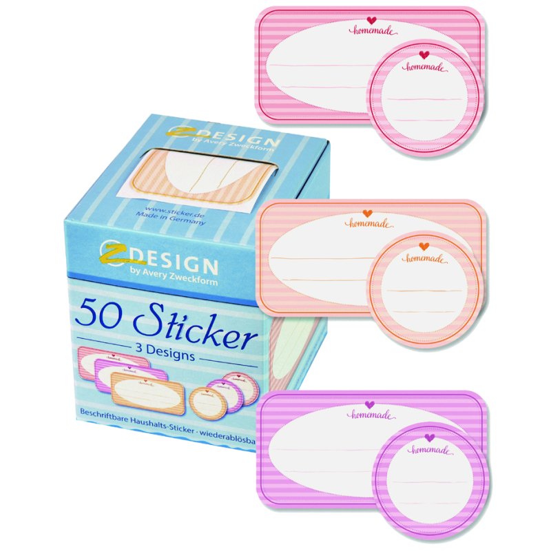 AVERY Zweckform sticker rolls Handmade, reusable, 38 mm, 50 pieces