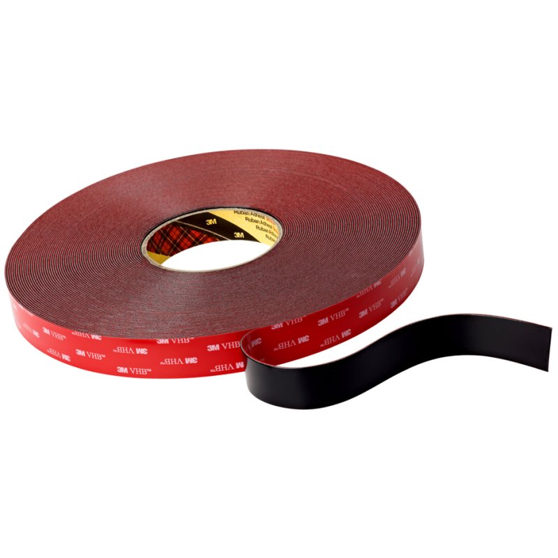 3M VHB dubbelzijdige tape 5952F, 19 mm × 33 m, zwart