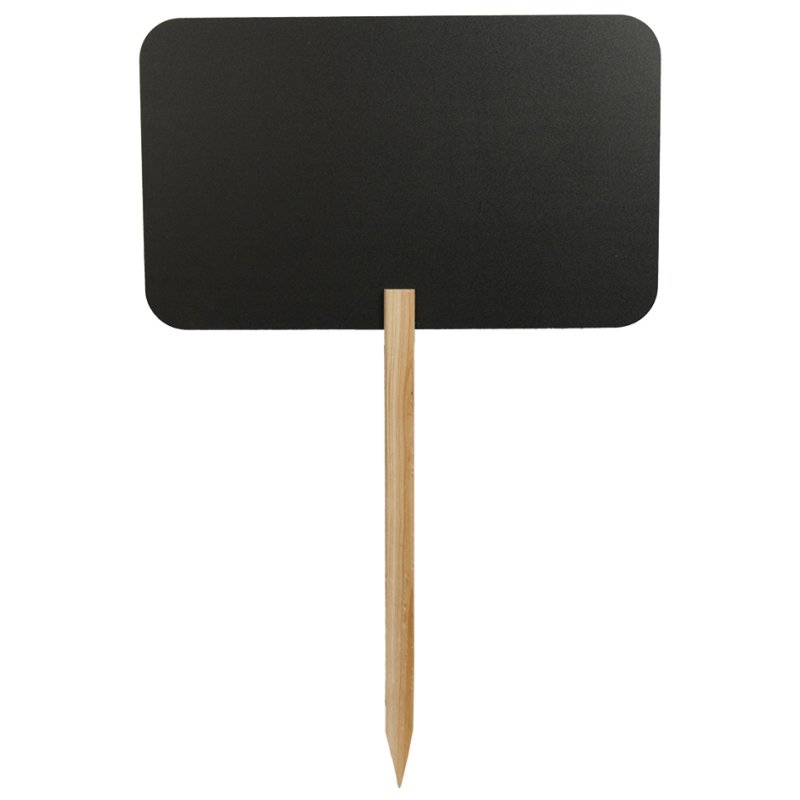 Securit veiligheidsbord SILHOUETTE rechthoek, krijtvlak, 430×900 mm, wit krijtstift