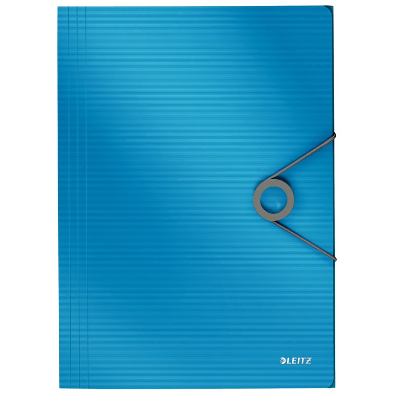 LEITZ chemise de documents A4, blanc, fermeture élastique, 150 feuilles