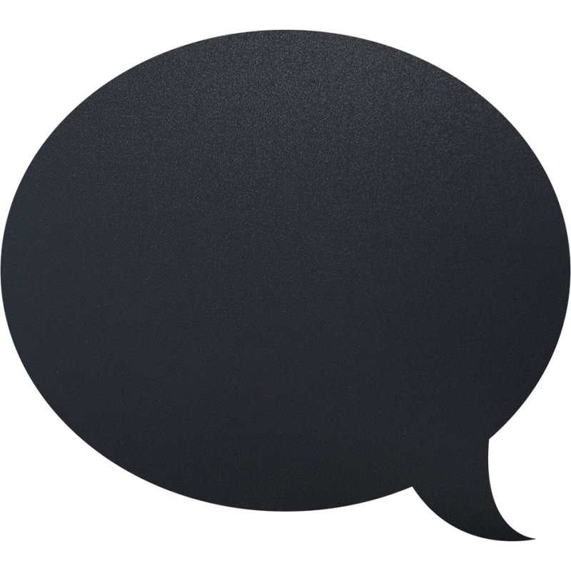 Securit krijtbord FB-BUBBLE, zwart, melamine, 390×430 mm