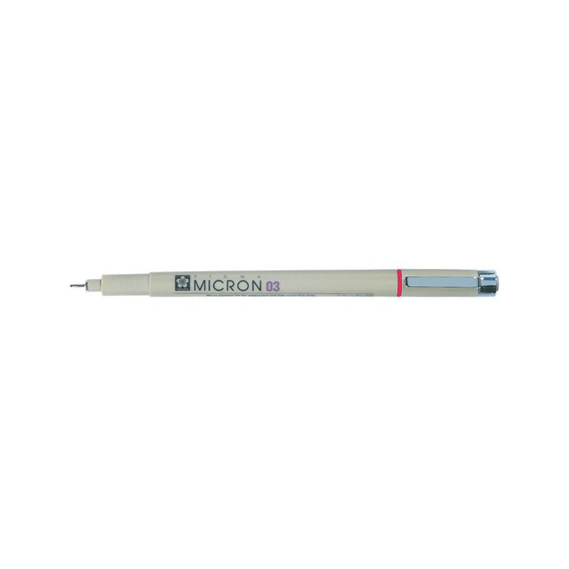 SAKURA fineliner PIGMA MICRON 03, permanent, rouge, 0,35 mm