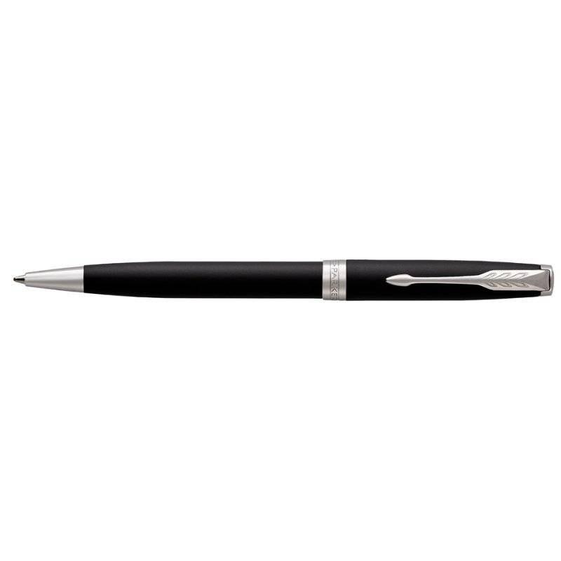 PARKER Sonnet stylo bille, acier inoxydable, encre noire, M