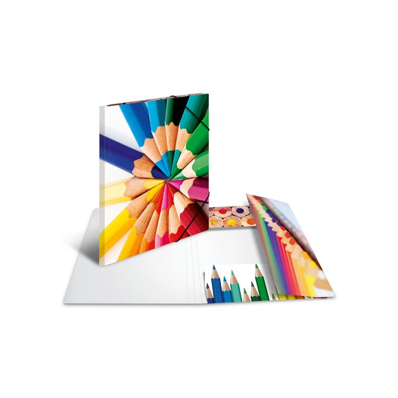 HERMA classeur Taches de couleur, A3, 315×440 mm, serre-coins
