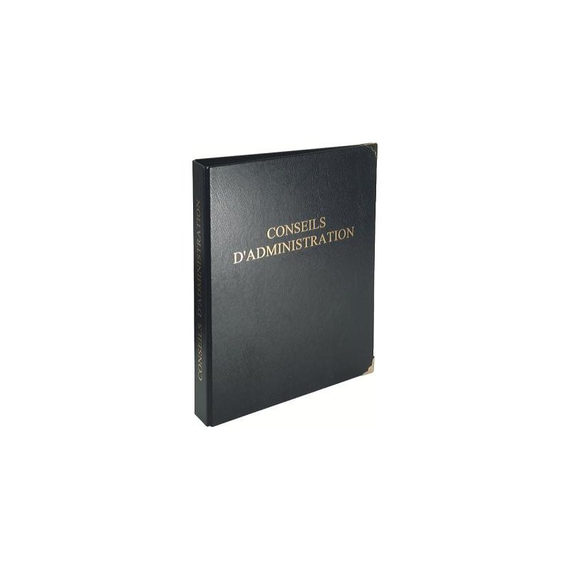 EXACOMPTA chemises de réunion avec recharge, 4 anneaux D, 100 feuilles A4