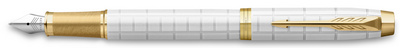 PARKER vulpen IM Premium blauwgrijs, chromen details, punt F