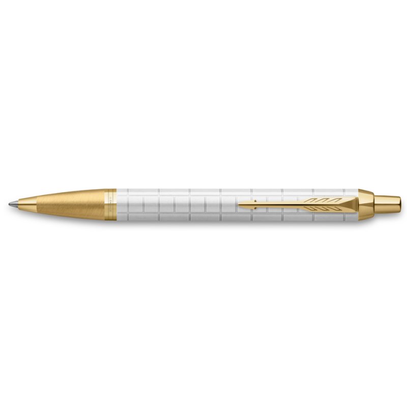 PARKER stylos à bille IM Premium, noir avec détails dorés, encre bleue