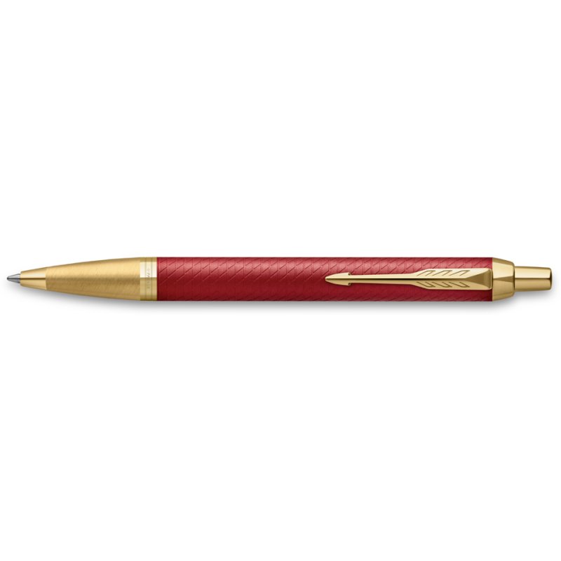 PARKER stylos à bille IM Premium, noir avec détails dorés, encre bleue