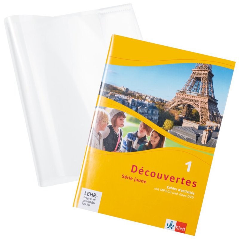 HERMA couverture pour cahier d'exercices, transparent, 431×300 mm, PP