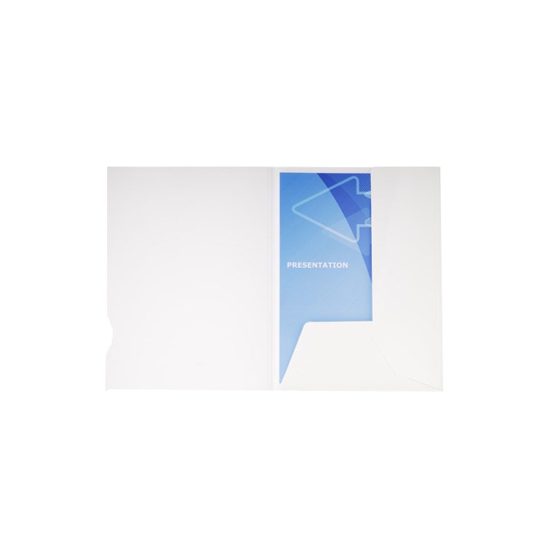 EXACOMPTA presentatiemap CHROMOLUX, A4, wit, 20 stuks