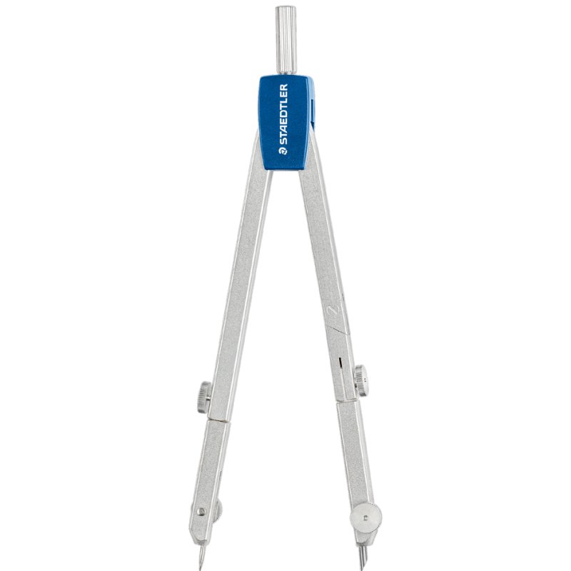 STAEDTLER compas de précision Mars Basic, métal, argent, 146 mm