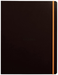 RHODIA notitieboek RHODIARAMA A4+, gelinieerd, zwart, 72 vel