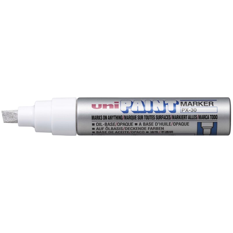 uni-ball onuitwisbare markeerstift, geel, 4,0-8,5 mm, waterbestendig