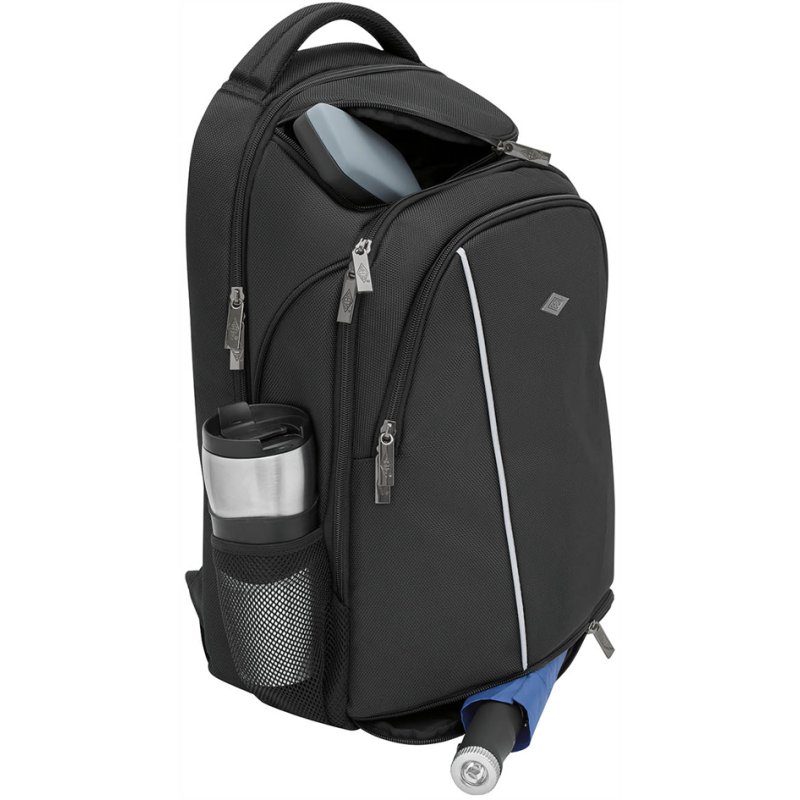 WEDO Business backpack, 2 protective compartments, black, 15.6 inch