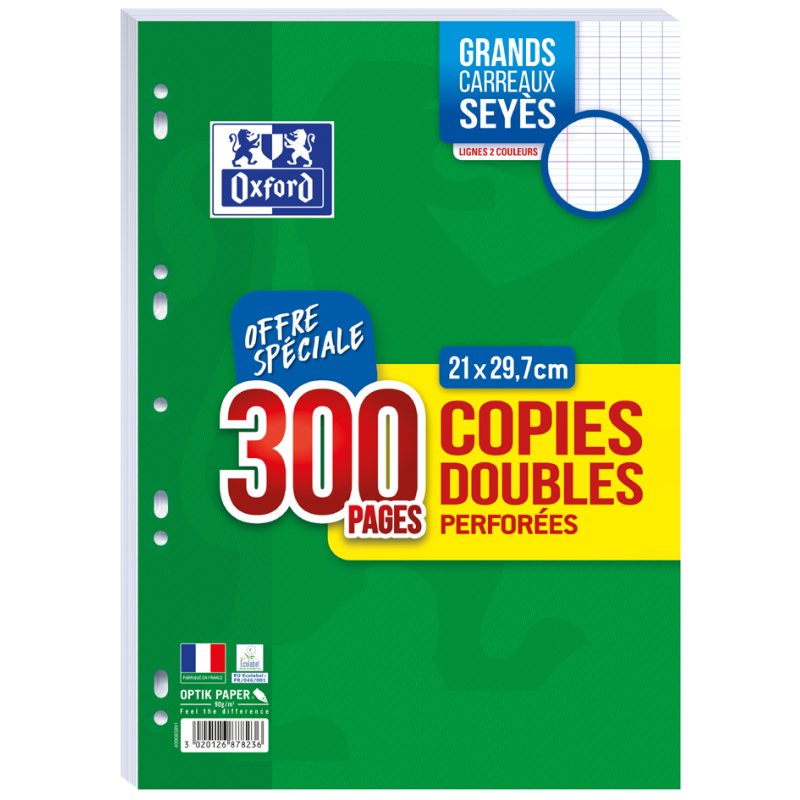 Oxford CopDbl+100, white, A4, 300 pages, 80 g paper
