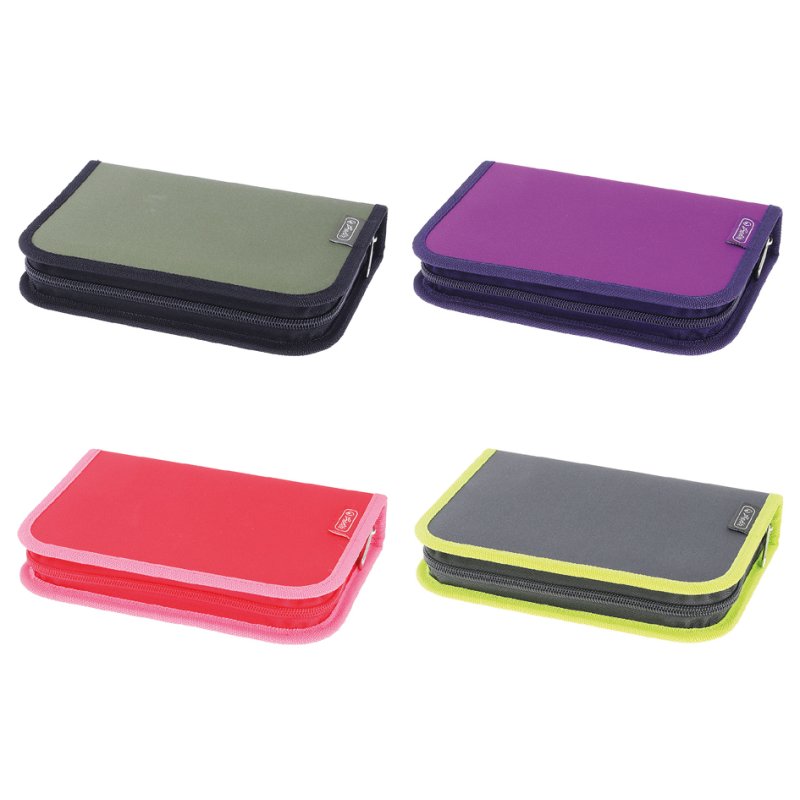 herlitz trousse scolaire, 25 pièces, couleurs assorties