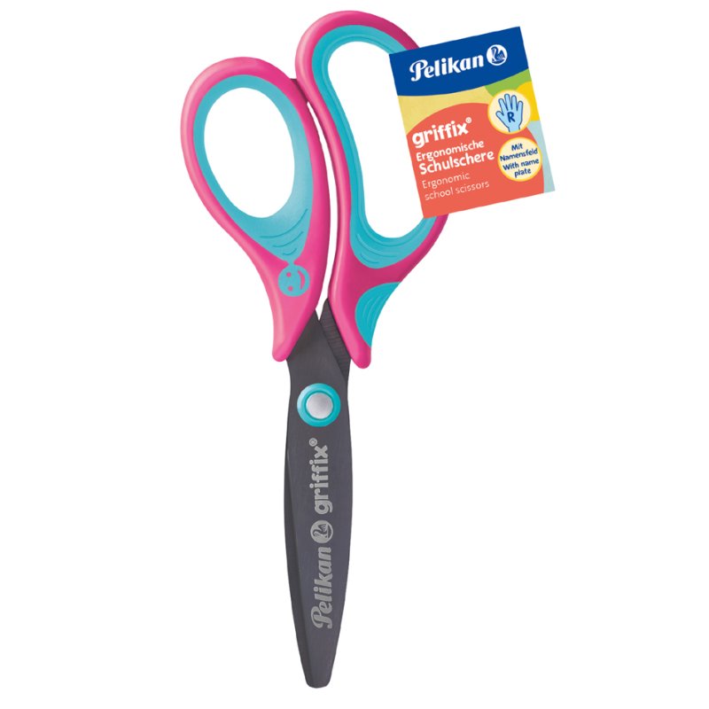 Pelikan griffix ciseau scolaire, droitier, rose, 140 mm