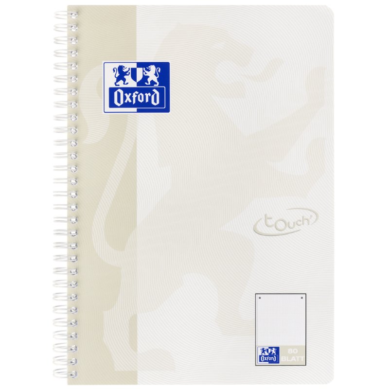 Oxford bloc universitaire Touch, B5, ligné, 80 feuilles