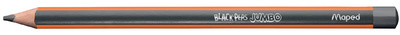Maped potlood BLACK'PEPS JUMBO met gum, HB, driehoekig, 4,7 mm