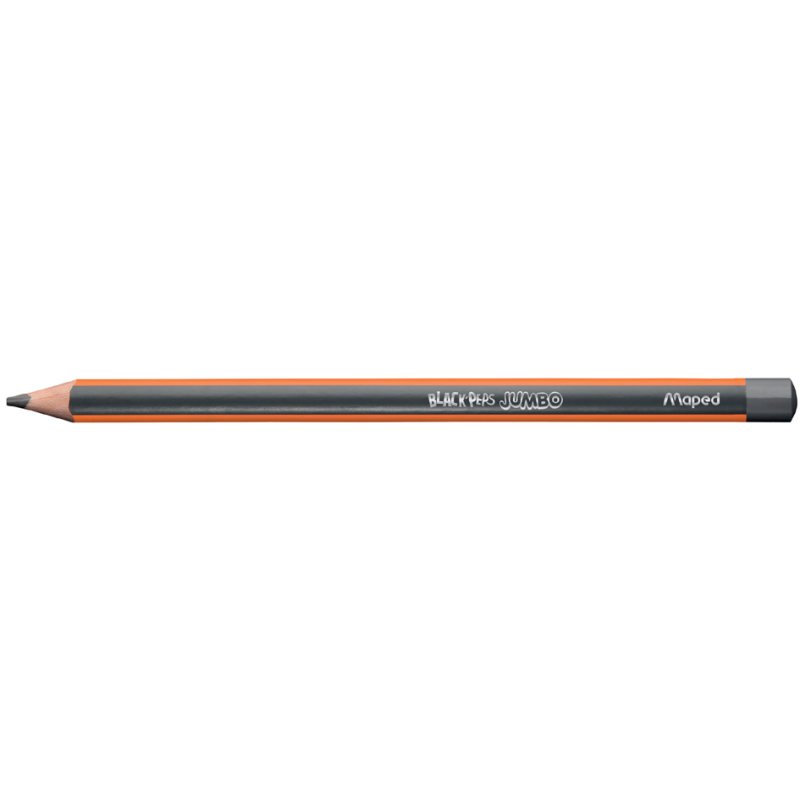 Maped crayon BLACK'PEPS JUMBO, triangulaire, durete HB, 4,7 mm