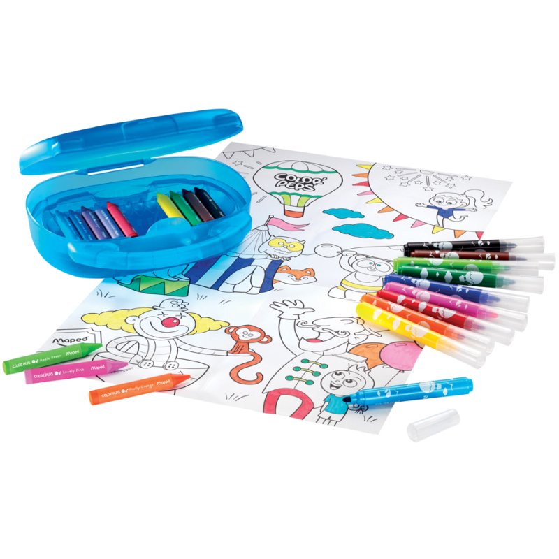 Maped My First Drawing Case COLOR'PEPS, 23-piece, plastic case