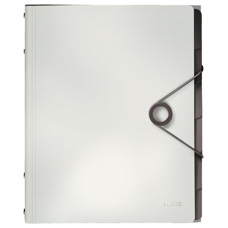 LEITZ chemise à compartiments Solid A4, 12 compartiments, blanc, 200 feuilles