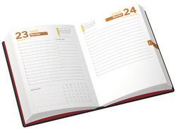 Oxford agenda l'Etudiant 2026/2027, 120 × 180 mm, taupe, 1 dag per pagina