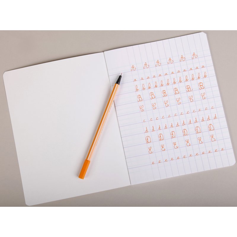 Clairefontaine cahier quadrillé, 170×220 mm, double ligne 3 mm, 20 pièces