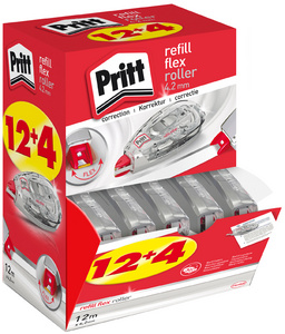 Pritt correctieroller navulling Flex 970, navulbaar, 4,2 mm × 12 m, 16 stuks