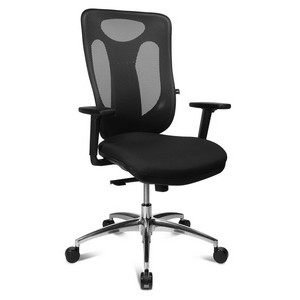 Topstar bureaustoel Sitness Net Pro 100, zwart, draagkracht 110 kg