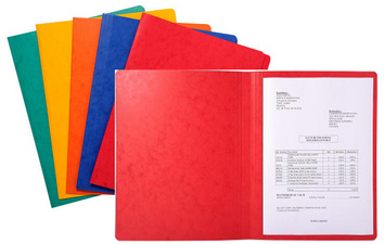 EXACOMPTA documentenmap LUSTRO, rood, 240×320 mm, 50 stuks