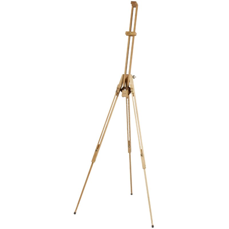 KREUL chevalet de peinture tripode universel Solo Goya, hêtre verni, hauteur max. 1100 mm