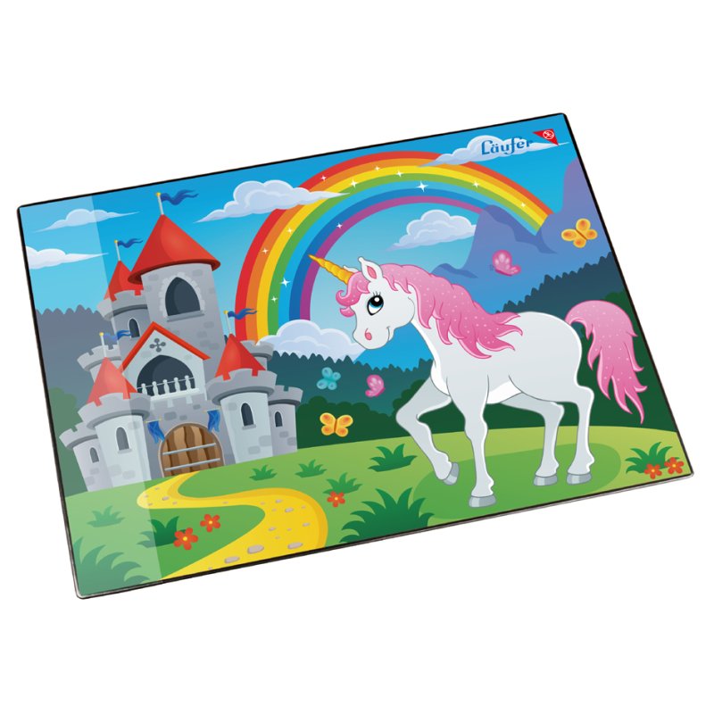 Läufer sous-main licorne, 400×530 mm, plastique