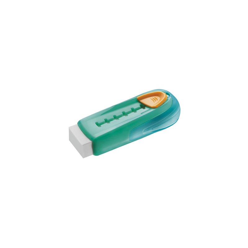 Maped eraser in holder, refillable, white, 77.2×33×22.7 mm