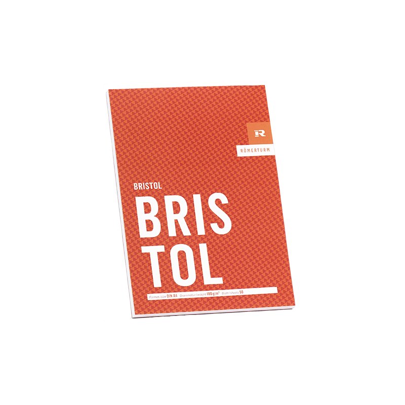 RÖMERTURM drawing block Bristol A4, 180 g/m², bright white, 50 sheets