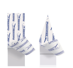tesa Powerstrips kleefstrips glazen oppervlakken, transparant, navulpak, 8 stuks