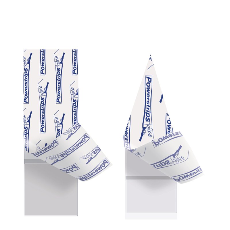 tesa Powerstrips bandes adhésives, transparentes, pour verre, 16 pièces
