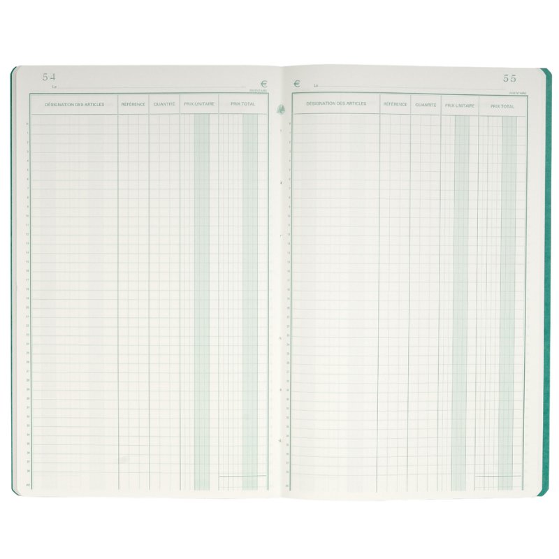 EXACOMPTA inventarisboek, gebonden, 320×195 mm, 38 regels
