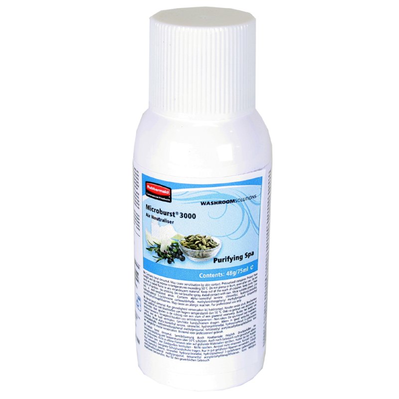Rubbermaid désodorisant aérosol Purifying Spa, Microburst 3000, 75 ml