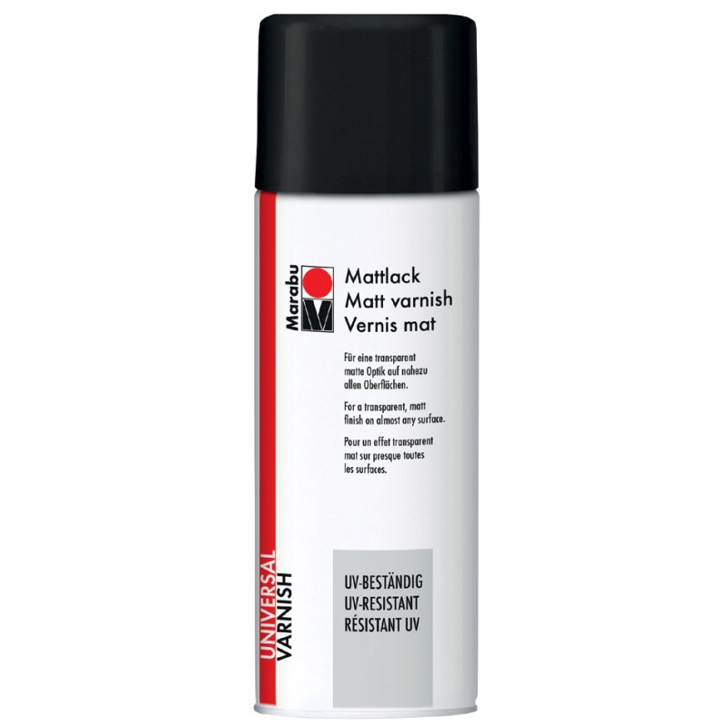 Marabu matte lak, uv-bestendig, kleurloos, 150 ml bus