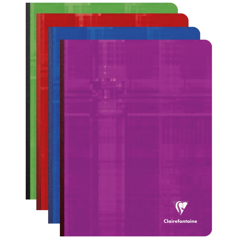 Clairefontaine cahier relié, 170×220 mm, 192 pages, vélin velouté 90g