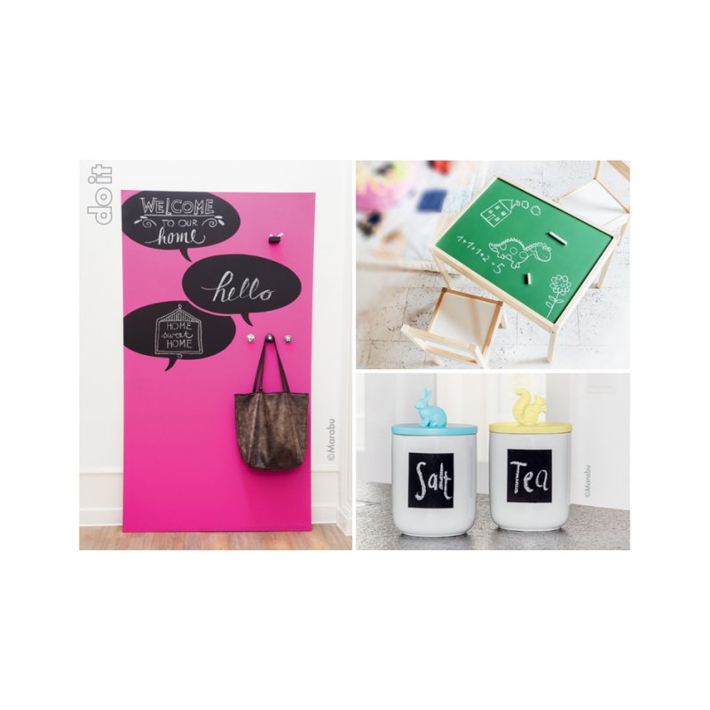 Marabu krijt spuitverf do it CHALKBOARD, tafel zwart, 150 ml