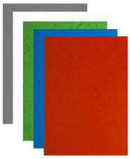 pavo inbandkaften A4, leerstructuur, rood, 100 stuks