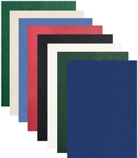 Pavo inbandomslagen A4, lederstructuur, blauw, 100 stuks