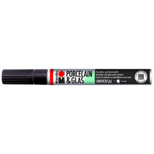 Marabu marker voor porselein & glas, framboos, 1-2 mm