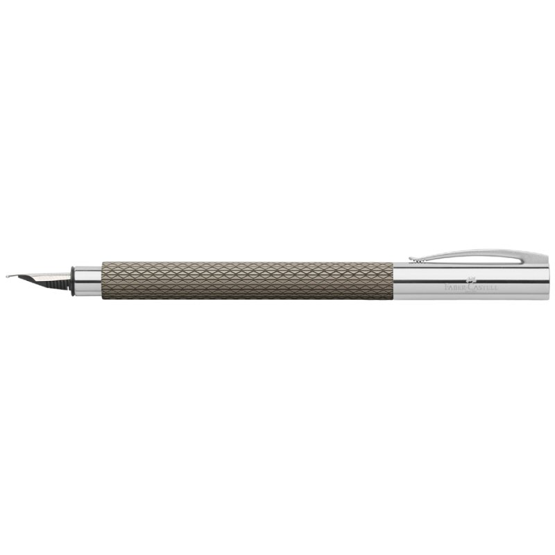 Faber-Castell stylo-plume Ambition OpArt White Sand, largeur de plume M, avec convertisseur