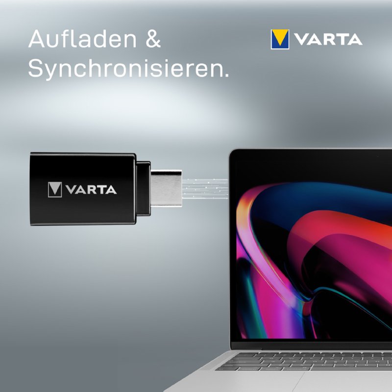 VARTA USB-adapter USB 3.0 naar USB 3.1 Type-C, zwart